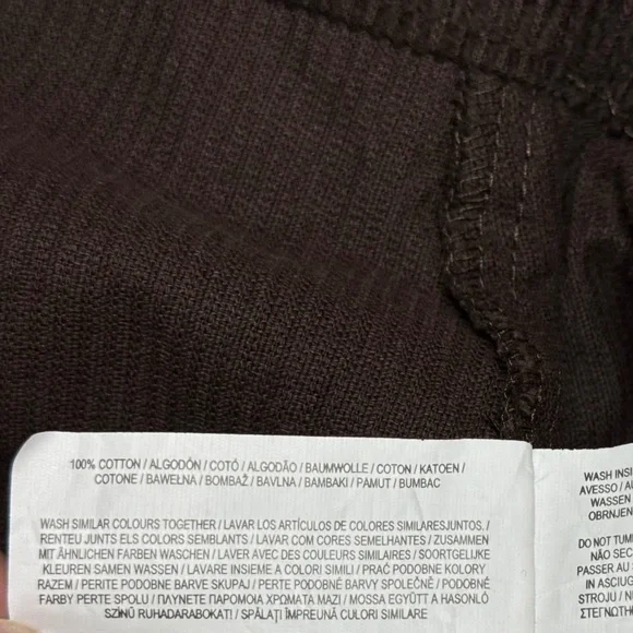 NWT - PRIMARK Corduroy Mini Skirt Denim co. Brown *NEW* with Tag - Size 12 - Picture 9 of 9